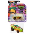 thumbnail image 3 of Hot Wheels TMNT Mutant Mayhem Character Cars, Teenage Mutant Ninja Turtles Collectible Set, Leonardo, Raphael, Michelangelo, Donatello, 4 Pack HHB74-956L, 3 of 9