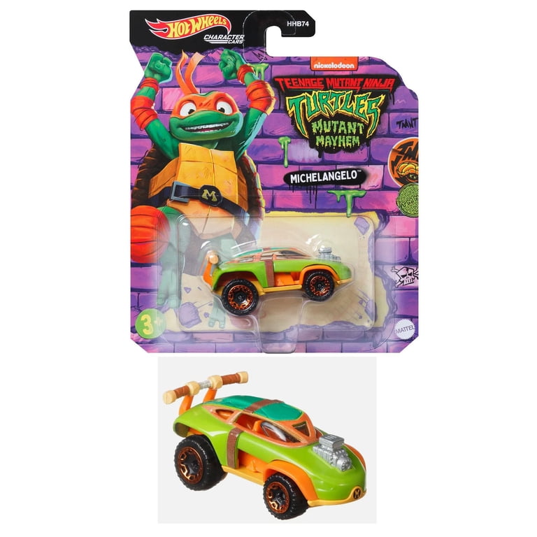 Hot Wheels TMNT Mutant Mayhem Character Cars, Teenage Mutant Ninja