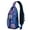 Blue-17, variant on Floral Butterfly Sling Backpack – Cute Colorful Bag with Aesthetic Artistic Pattern – Small Shoulder Purse Gift for Butterfly Lovers and Teens