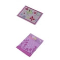 thumbnail image 1 of Paquete de 2 Alfombras para Puerta de Habitación, Alfombra para Casa de a 1/12, Accesorio de Juguete DIY, 1 of 9