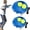 2pcs#A, variant on Tennis Practice Rebounder Ball Trainer with String and Weighted Base, Solo Self Training Equipment for Beginners Indoor Outdoor Use