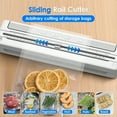 thumbnail image 5 of Handheld Vacuum Sealer with 3 Modes - Includes Bag Roll & 5 Bags, External Suction for Dry/Moist/Fruit - Portable for Home & Commercial Use (White), 5 of 7
