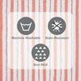 thumbnail image 4 of Better Homes & Gardens Signature Soft Tufted Stripe Bath Rug, Old Rose & White, 20" x 34", 4 of 11