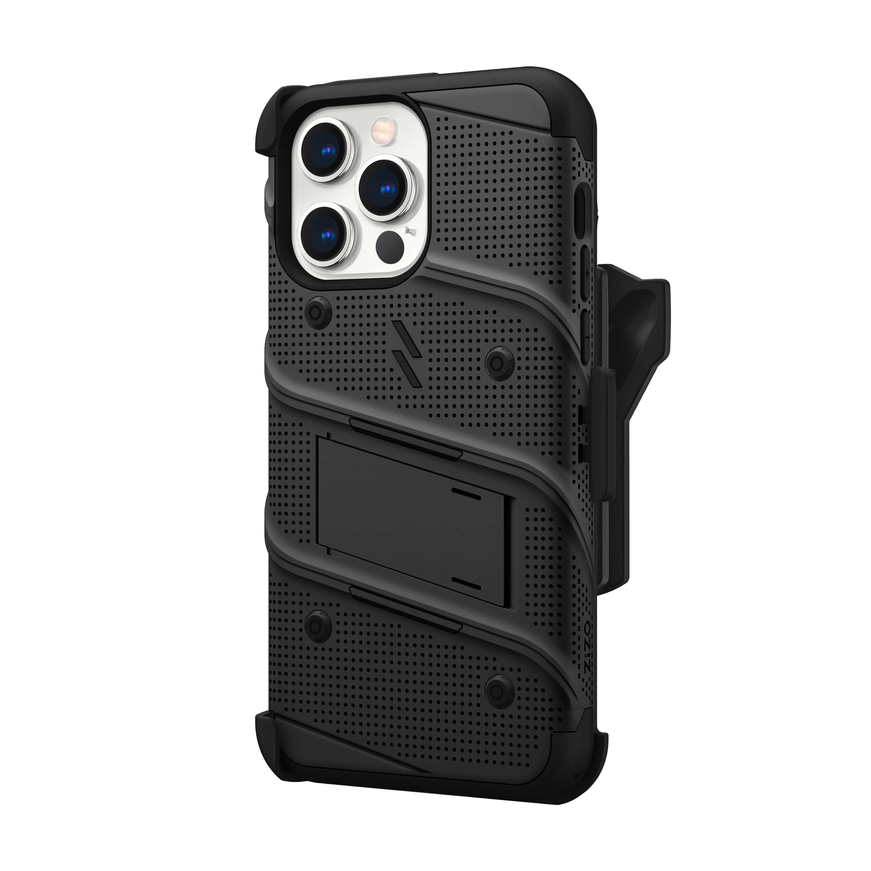 ZIZO BOLT Bundle Max Case with Glass For Apple iPhone 15 Pro Max- Black