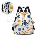 thumbnail image 5 of FORMRS Women's Travel Backpack Purse Anti-Theft Hidden Pockets Casual Shoulder Bag, Playful Forest, 5 of 7