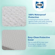Sealy Butterfly Premium Firm Foam Crib Mattress and Toddler Mattress, Hospital-Grade Cover