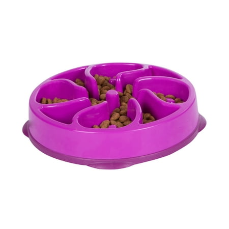 Slow Feeder Dog Bowl Fun Feeder Stop Bloat Bowl for Dogs by Outward Hound, Small,