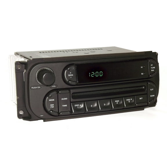 Restored Chrysler Jeep Dodge 2002-07 Radio AMFM Single Disc CD Player RBK Digital Version (Refurbished)
