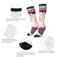 thumbnail image 6 of Lsque Mushroom Printed Crew Socks Men's Women's LightWeight Thin Casual Calf Socks ,Knee High Socks,Cotton Socks, 6 of 9