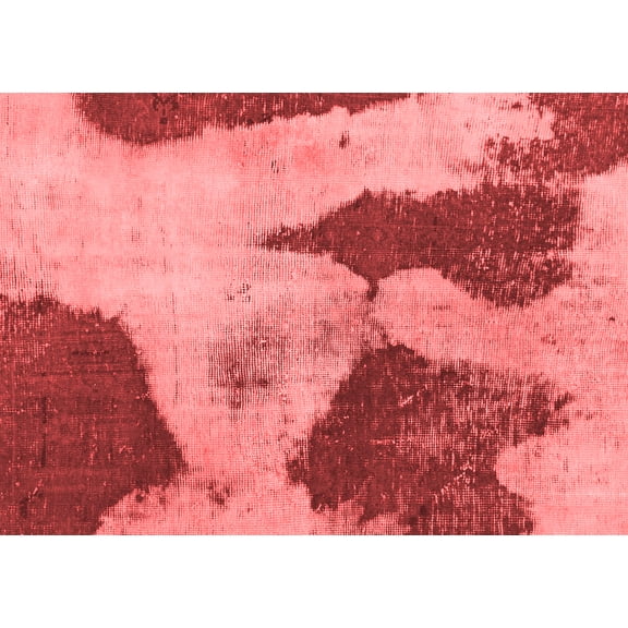Ahgly Company Machine Washable Indoor Rectangle Persian Red Bohemian Area Rugs, 5' x 7'