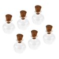 thumbnail image 1 of Mini botella de con tapón de corcho,Mini Frascos Pequeños Frascos Contenedor De Colgante,Favores del banquete de boda de la botella del tapón del corcho,Frascos de deseos, 1 of 8