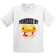 thumbnail image 3 of Inktastic Powered by Chicken Nuggets Youth T-Shirt, 3 of 5