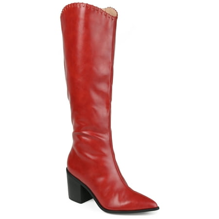 

Journee Collection Womens Daria Tru Comfort Foam Wide Width Extra Wide Calf Stacked Heel Knee High Boots