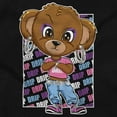 thumbnail image 2 of Urban Bling Drip Sassy Teddy Bear Bodysuit Jumper Girls Infant Baby Brisco Brands NB, 2 of 6