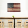 thumbnail image 3 of 36" Striking USA Flag Wood Plank Wall Art, 3 of 6