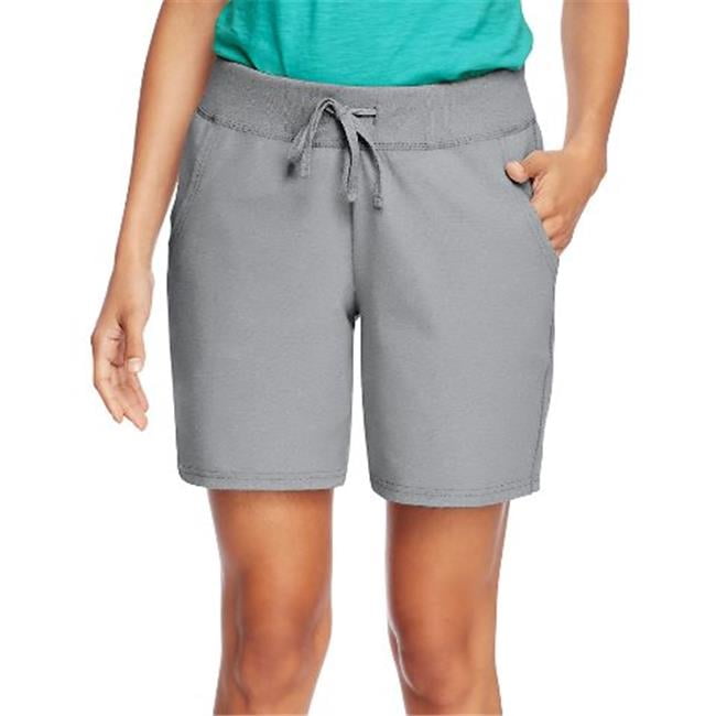 O9264 Womens Jersey Pocket Shorts, Light Steel Extra Large Walmart