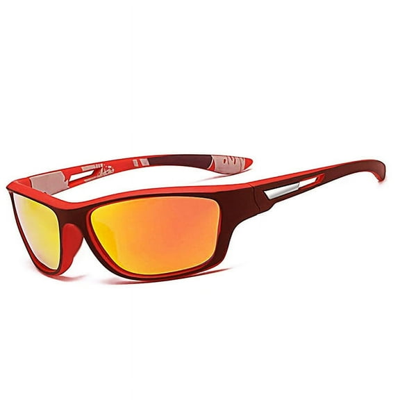 JingChun Polarized Sports Sunglasses for Men Women Baseball Cycling Running Fishing UV Protection Sun Glasses Lightweight Half Frame Goggles