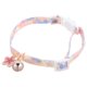 thumbnail image 3 of Pink Flower Bell Pendant Cat Collar for Pet Use Adjustable, 3 of 5