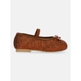 thumbnail image 2 of Wonder Nation Baby Girls Bow Ballet Dress Shoes, 2 of 6