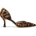 thumbnail image 5 of Sam Edelman Victoria Tiger Brown Multi Slip On Pointed Toe Stiletto Heeled Pumps (Tiger Brown Multi, 5.5), 5 of 6