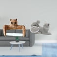 thumbnail image 2 of Escultura de búho para portarrollos de papel higiénico, adorno de mesa, artesanía, figura decorativa, estatua de animal, dispensador de rollos para el, 2 of 8