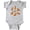 AC-Heather Grey, variant on Namaste Rex Yoga Master Boys or Girls Baby Bodysuit