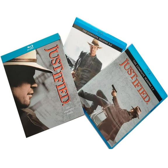 Justified The Complete Series Seasons 1-6 (BLU-RAY) 12Disc Box Set Movies