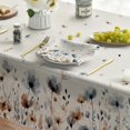 thumbnail image 4 of Vintage Tablecloth 60×84 Inch Rectangular, Watercolor Flowers Washable Table Cover for Party Picnic Dinner Decor, 4 of 6