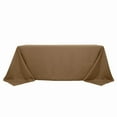 thumbnail image 3 of BalsaCircle 6 Pieces 90" x 132" Taupe Rectangle Polyester Tablecloths Table Cover Linens, 3 of 8