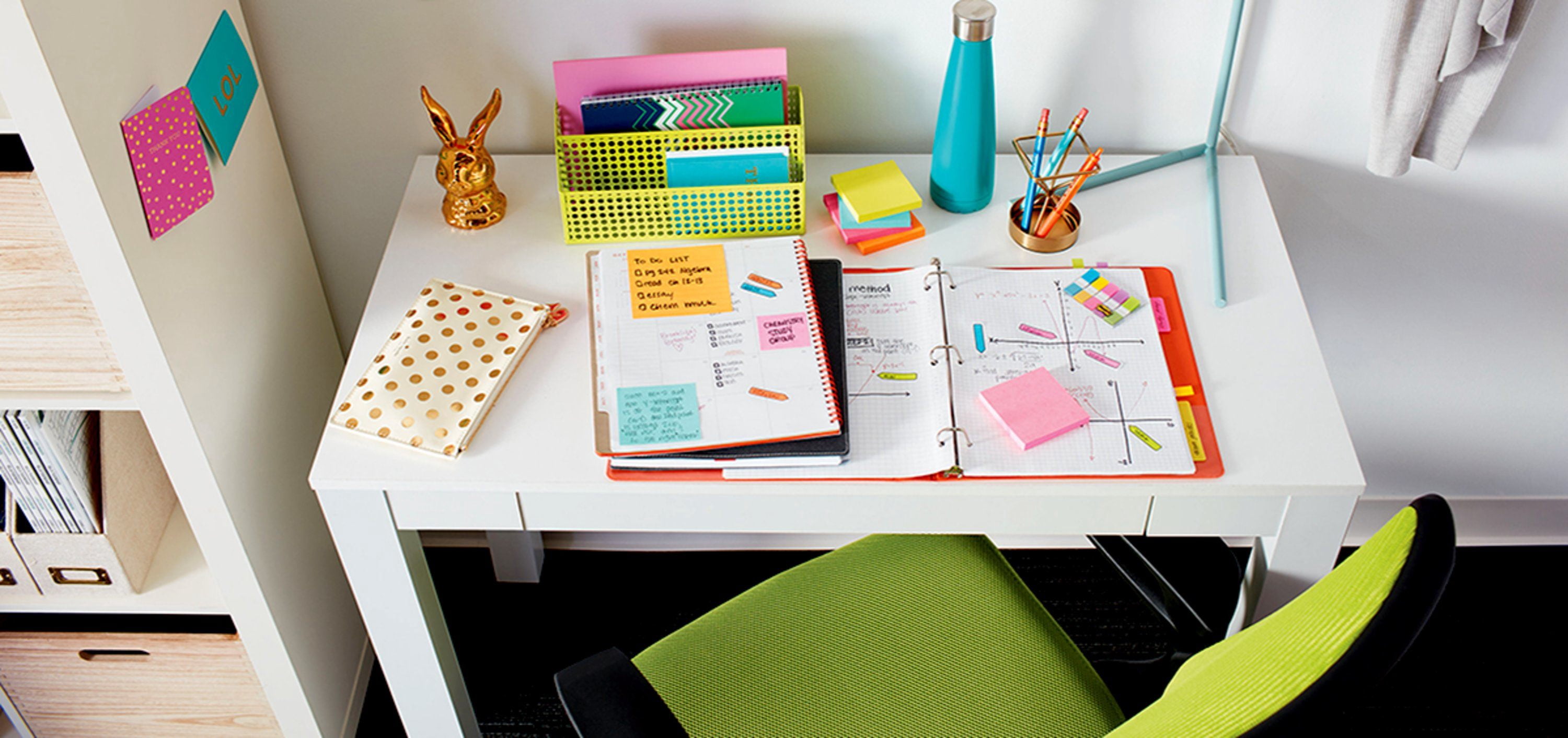 Post-it Super Sticky Notes, 3" x 3", Miami Collection, 4 Pads