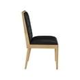 thumbnail image 6 of Meridian Furniture Bristol Black Vegan Leather Dining Chair (Set of 2), 6 of 8