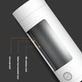 thumbnail image 4 of Travel Electric Kettle, Portable Small Electric Kettle with 400ML Capacity, Fast Boiling Water, Stainless Steel, Hot Water Boiler Heater, 4 of 7