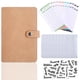 thumbnail image 1 of Cuaderno de cuero PU A6, cubiertas de carpeta de anillas redondas recargables de 6 anillas para cuaderno de papel de relleno A6, carpeta estilo agenda Personal, 1 of 6