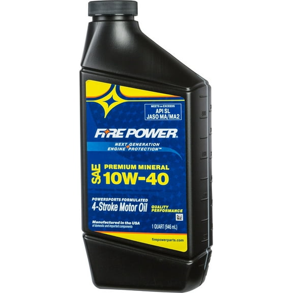 Fire Power 1 Quart Premium Mineral Motor Oil 196979