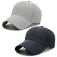 thumbnail image 1 of Baseball Hats Mesh Breathable 2PCS Adjustable Sports Caps Tennis Hats for Men, 1 of 10