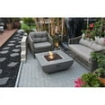 thumbnail image 6 of Dockview 34 Inch Square Concrete Natural Gas Fire Pit Table in Gray By Lakeview Outdoor Designs, 6 of 13