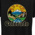 thumbnail image 3 of Instant Message - Groovy Colorado - Vacation Destination - Women's Short Sleeve Graphic T-Shirt, 3 of 6