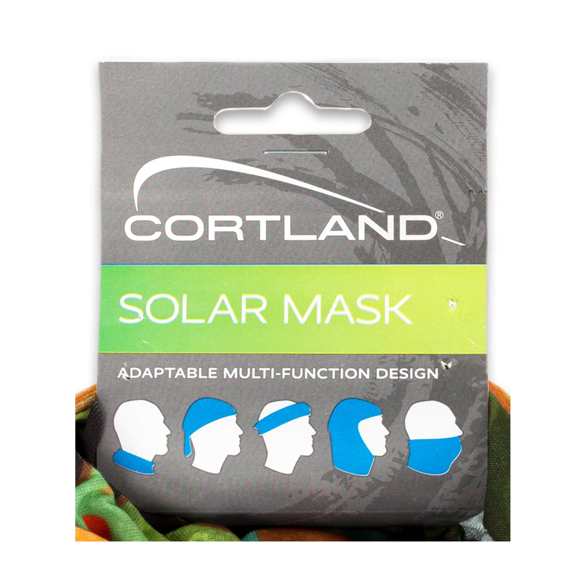 (2 pack) Cortland Fairplay Brown Trout Adult Polyester Solar Mask, 1 Pack, 665019