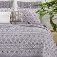 thumbnail image 4 of African Mud Cloth Quilt Set, 3-Piece King, by Barefoot Bungalow, 4 of 7
