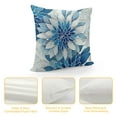 thumbnail image 4 of Creowell Blue Grey Pillow Covers Decorative Daisy Flower Throw Pillow Cover for Couch Modern Pillow Case for Patio Living Room Cushion Bed Outdoor Farmhouse Home Decor, 4 of 5