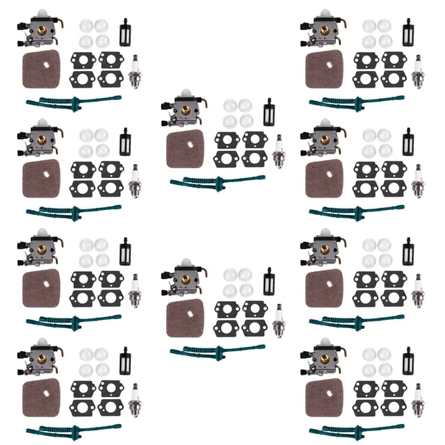 10X Carburador para Fs80 Carburador - Fc55 Fc75 Fc85 Fs310 Fs38 Fs45 Fs45C Fs45L Fs46 Fs55 Fs55Rc Fs55T Fs74 Fs75 Fs76 Fs80 Fs85 Hs45 Hs75 Hs80 Carburador (Fs80)