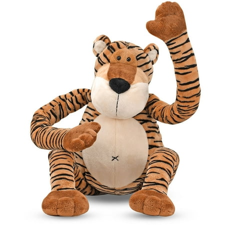 Melissa and Doug Swagger Tiger Stuffed Animal, Nearly 2'