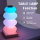 thumbnail image 5 of Lámpara Decorativa para Mesita de Noche de Dormitorio, Lámpara de Mesa DIY Que de Color, Luz LED RGB de 16 Colores, Interruptor Táctil, Luz de Paso Múltiple., 5 of 5