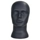thumbnail image 3 of Peluca Masculina Macarena de 22 Pulgadas Toupee Maniquí Sombrero Negro, 3 of 8
