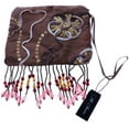 thumbnail image 2 of Mi Amore Floral Design Coin Purse Brown/Multicolor, 2 of 2