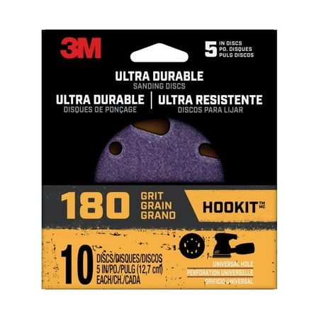 

3M 27312 Power Sanding Disc 180-Grit 5 in Dia