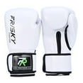 thumbnail image 2 of funtasica Boxing Gloves Boxing Equipment Kickboxing Gloves Punching Gloves Sparring Gloves for Sparring Karate Sanda, Workout Taekwondo white 12OZ, 2 of 8
