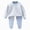 H154-Light Blue, variant on TOWED22 Infant Newborn Toddler Girl Clothing Set Long Sleeve Round Neck Sweatshirt Joggers Pants 2pcs Outfits Daily(Light Blue,7-8 Y)
