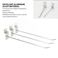 thumbnail image 4 of Slatwall Hook, Easy Installation Slat Wall Hanging Hook 20cm Wear Resistant Wide Application 50PCS Strong Load Bearing Aluminum Alloy  for Store, 4 of 7