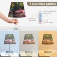 thumbnail image 4 of BZSMCE Table Lamp Creative Flamingos in The Forest Simple Pattern Night Light, 4 of 8